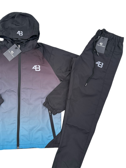 MULTICOLOR PERFORMANCE TRACKSUIT - BLACK/BLUE