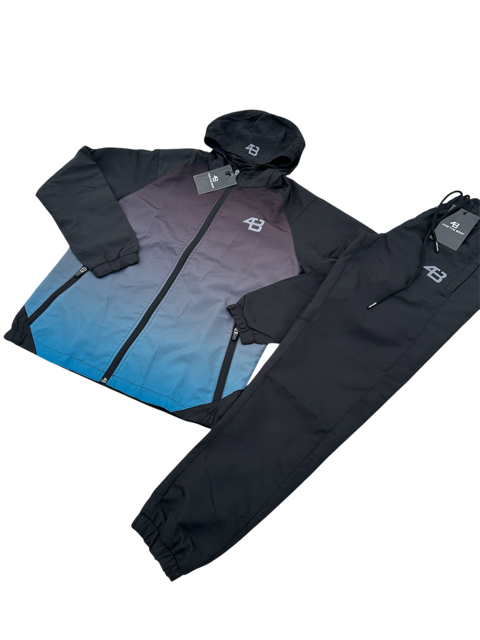 MULTICOLOR PERFORMANCE TRACKSUIT - BLACK/BLUE