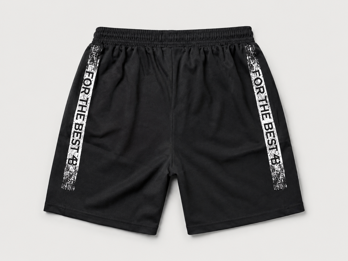 PRINT SHORT - BLACK