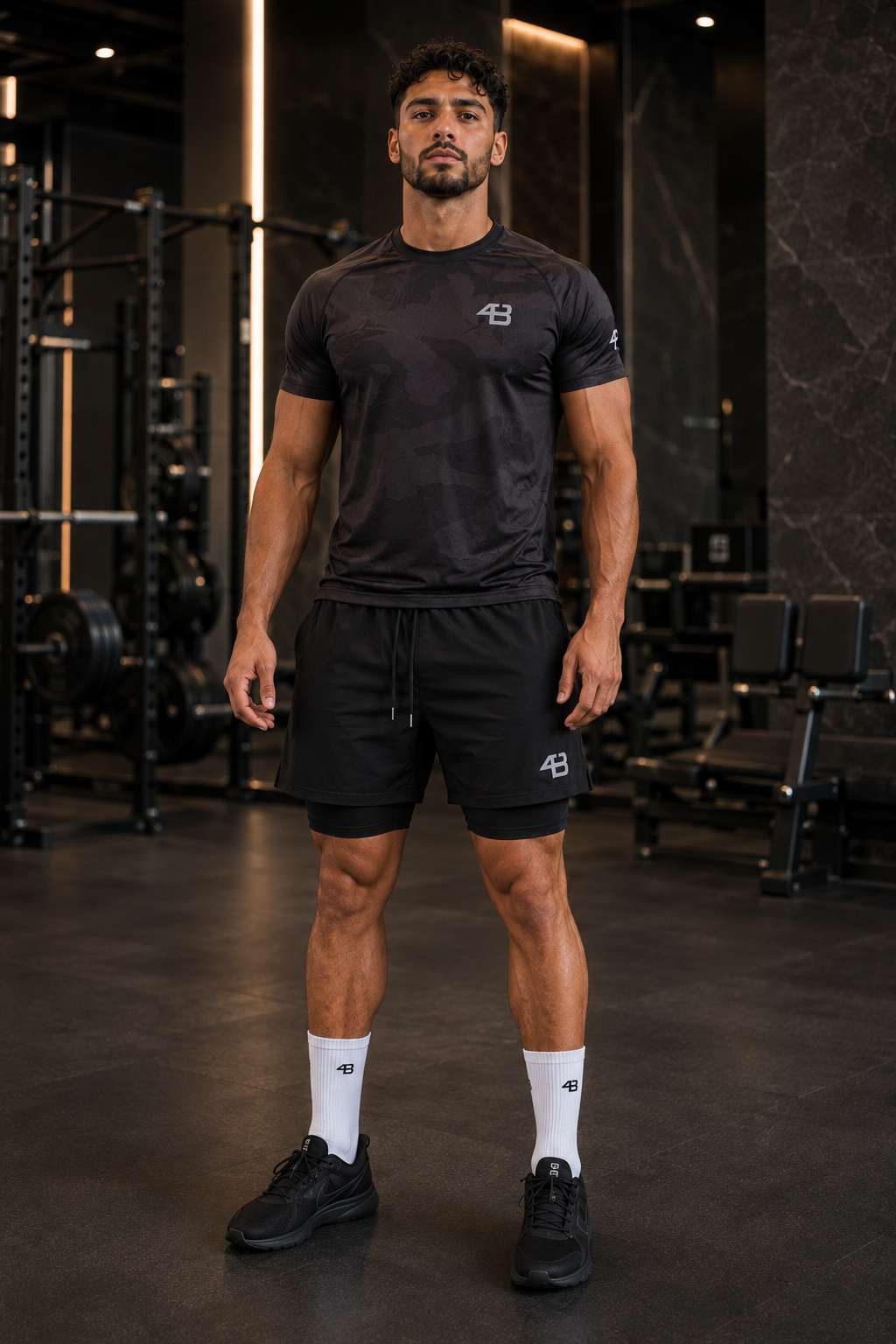 CAMOUFLAGE SHIRT - BLACK