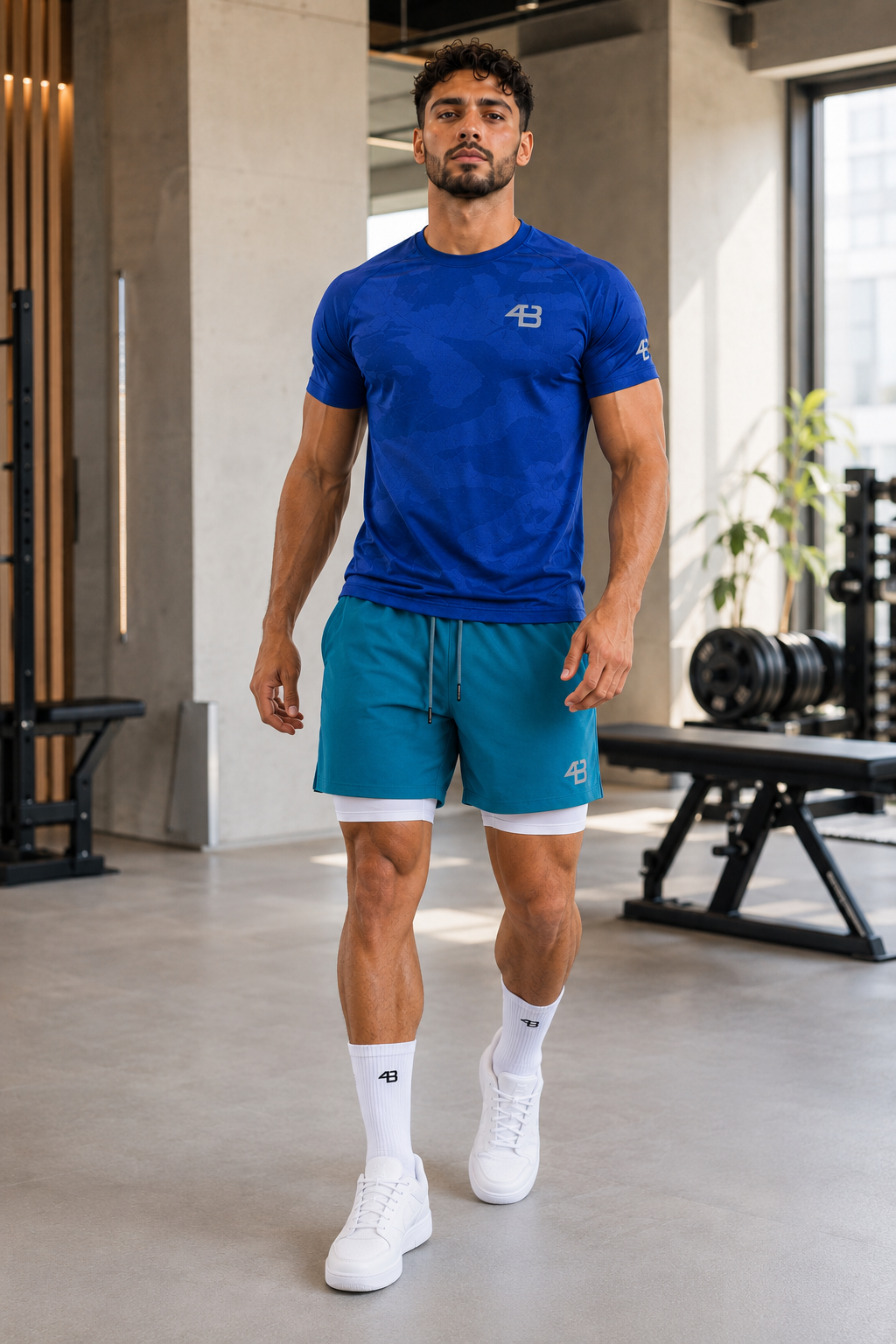 CAMOUFLAGE SHIRT - BLUE