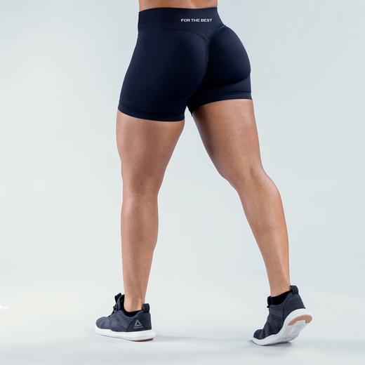 SCRUNCH SHORTS - BLACK