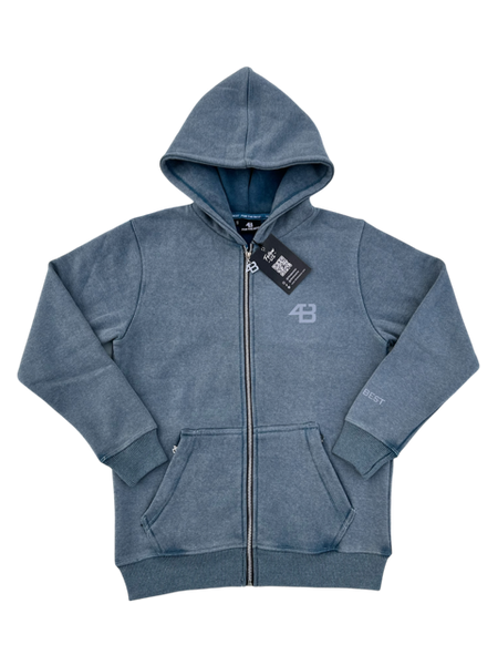 ACID WASHED TRACKSUIT - DENIM BLUE