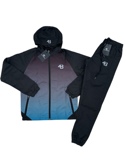 MULTICOLOR PERFORMANCE TRACKSUIT - BLACK/BLUE