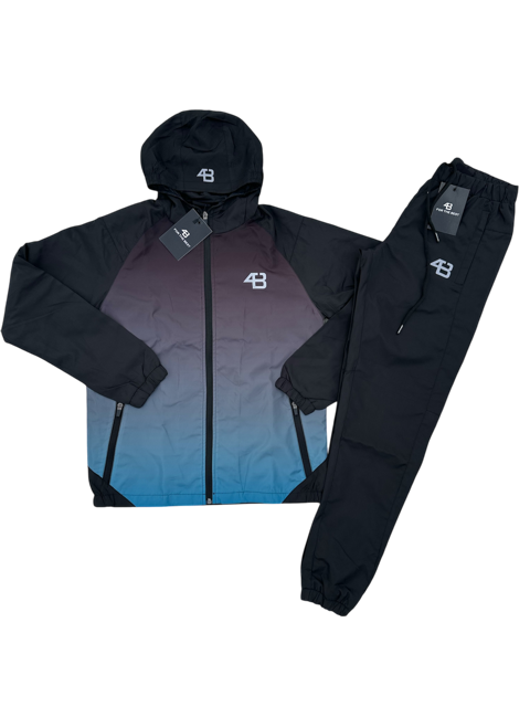 MULTICOLOR PERFORMANCE TRACKSUIT - BLACK/BLUE