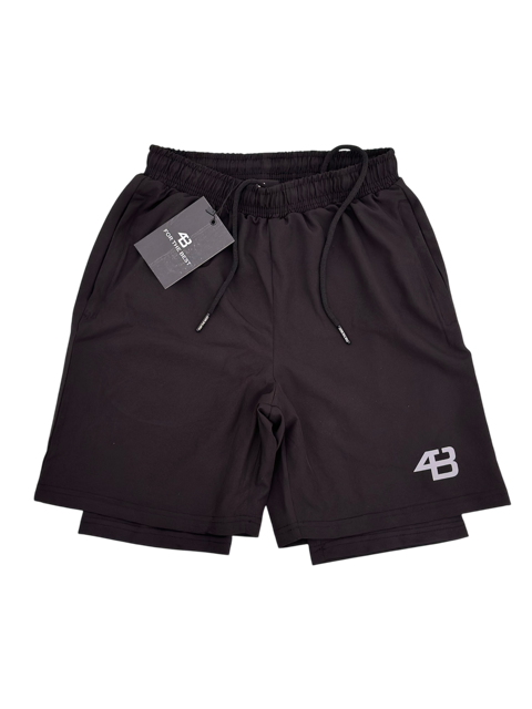 2-IN-1 SHORTS BLACK