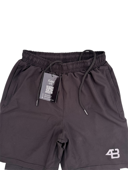 2-IN-1 SHORTS BLACK