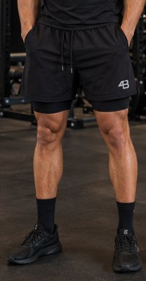 2-IN-1 SHORTS BLACK